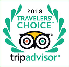 トリップアドバイザーのTraveler's Choice 2018を受賞